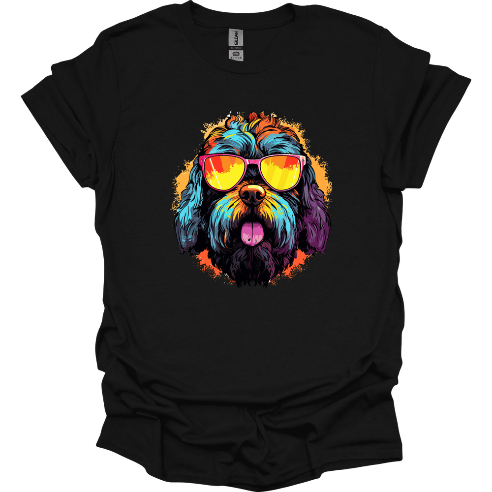 Black Russian Terrier - Top Dog T-Shirt - Black