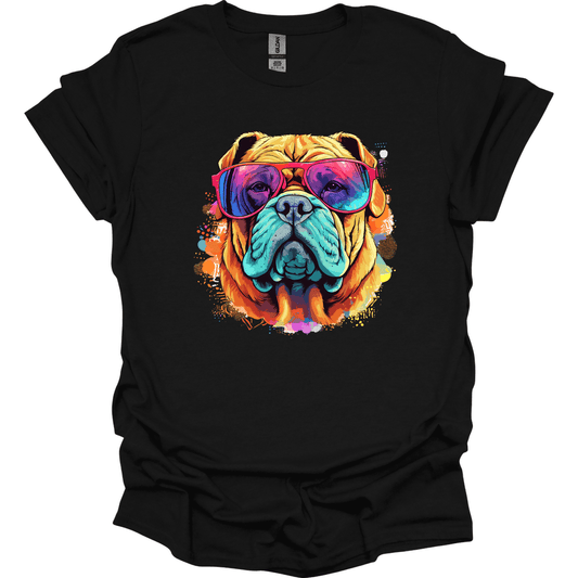 Chinese Shar Pei - Top Dog T-Shirt - Black