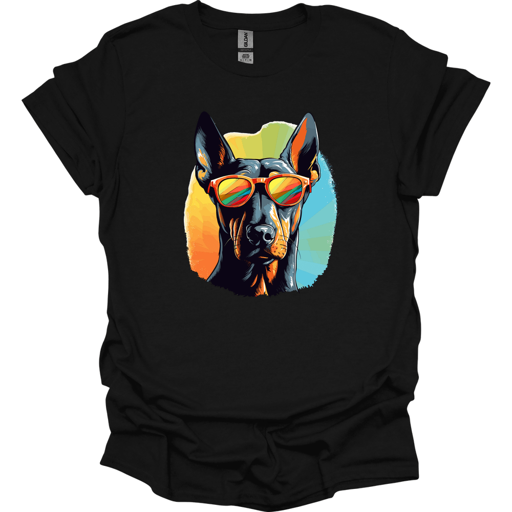 Doberman - Top Dog T-Shirt - Black