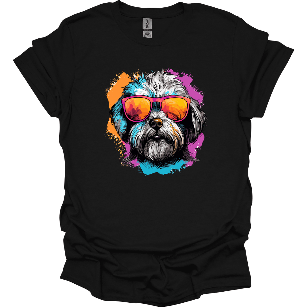 Dandie Dinmont Terrier - Top Dog T-Shirt - Black