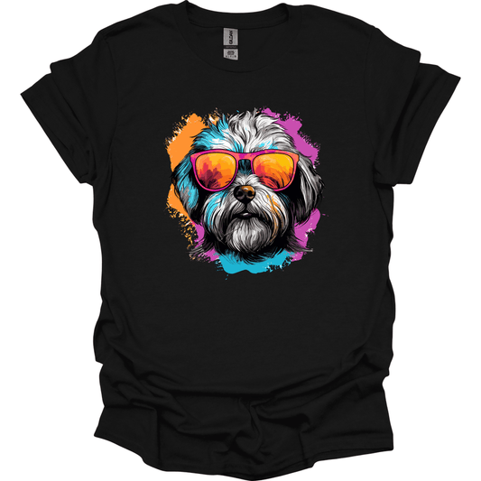 Dandie Dinmont Terrier - Top Dog T-Shirt - Black