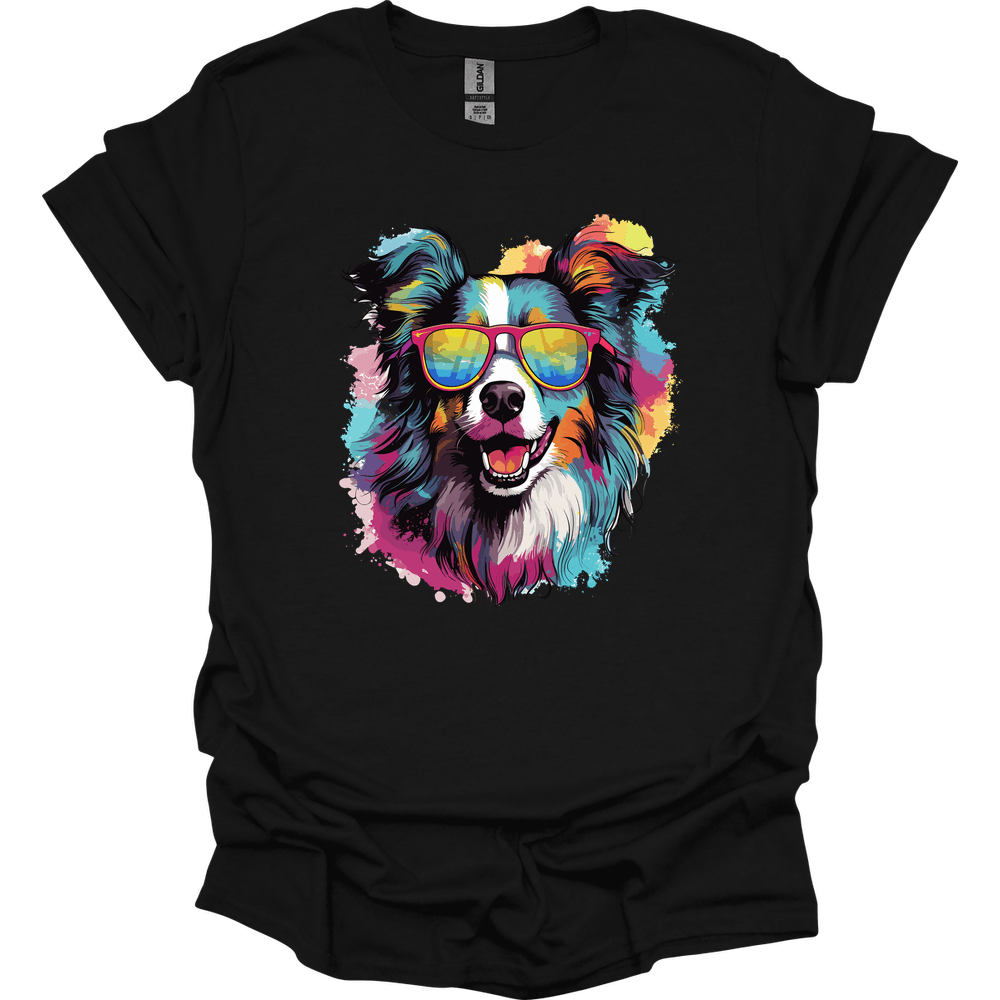 Collie - Top Dog T-Shirt - Black