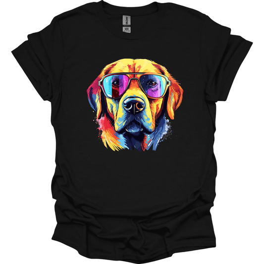 Labrador - Top Dog T-Shirt - Black