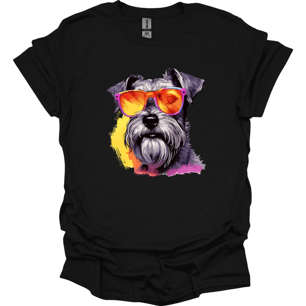 Miniature Schnauzer - Top Dog T-Shirt - Black