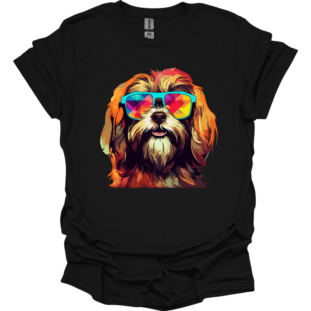 Lhasa Apso - Top Dog T-Shirt - Black