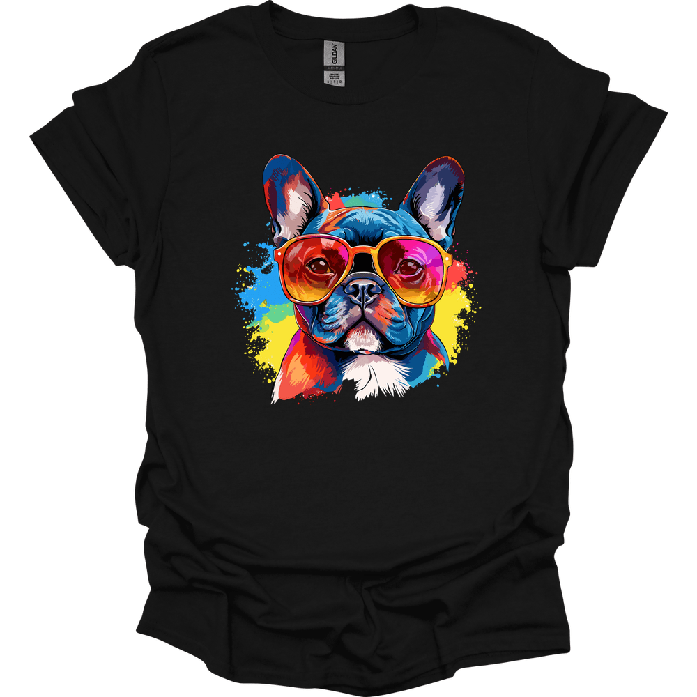 French Bulldog - Top Dog T-Shirt - Black