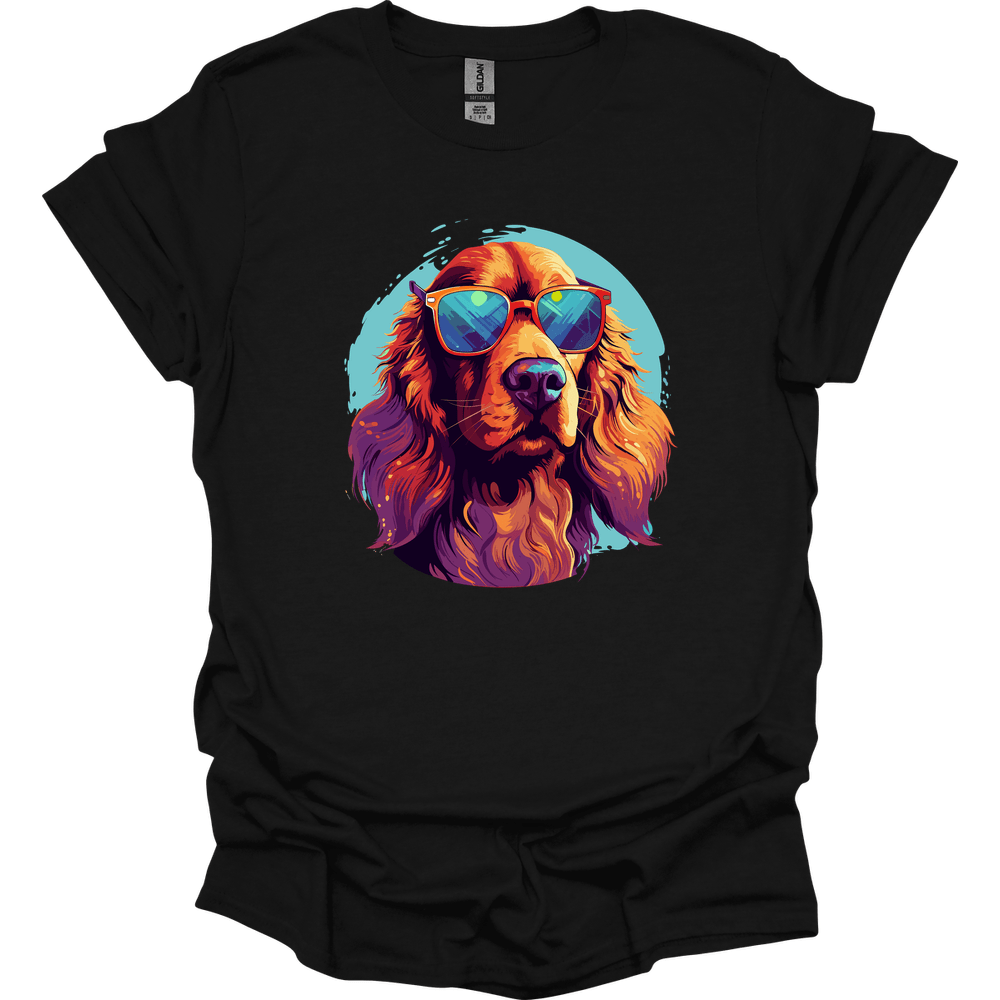 Irish Setter - Top Dog T-Shirt - Black