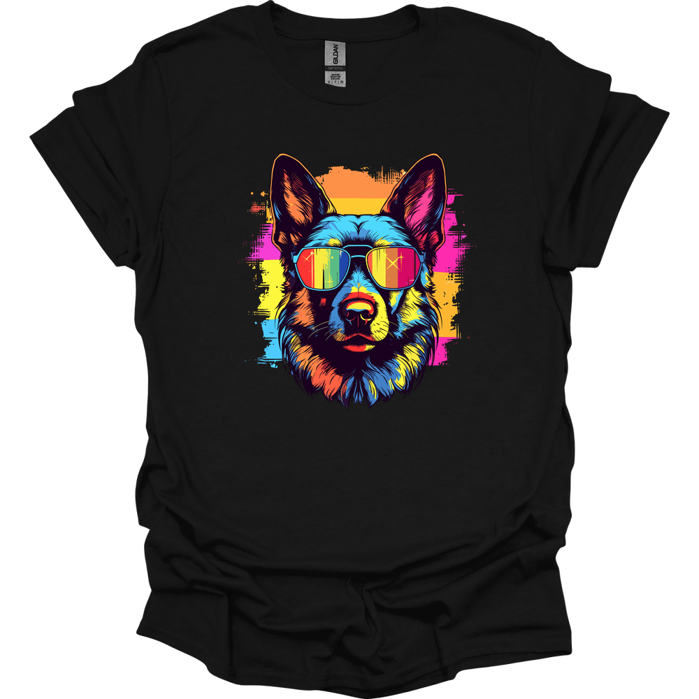 German Shepherd - Top Dog T-Shirt - Black