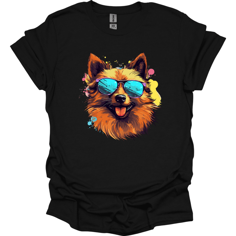 Finnish Spitz - Top Dog T-Shirt - Black