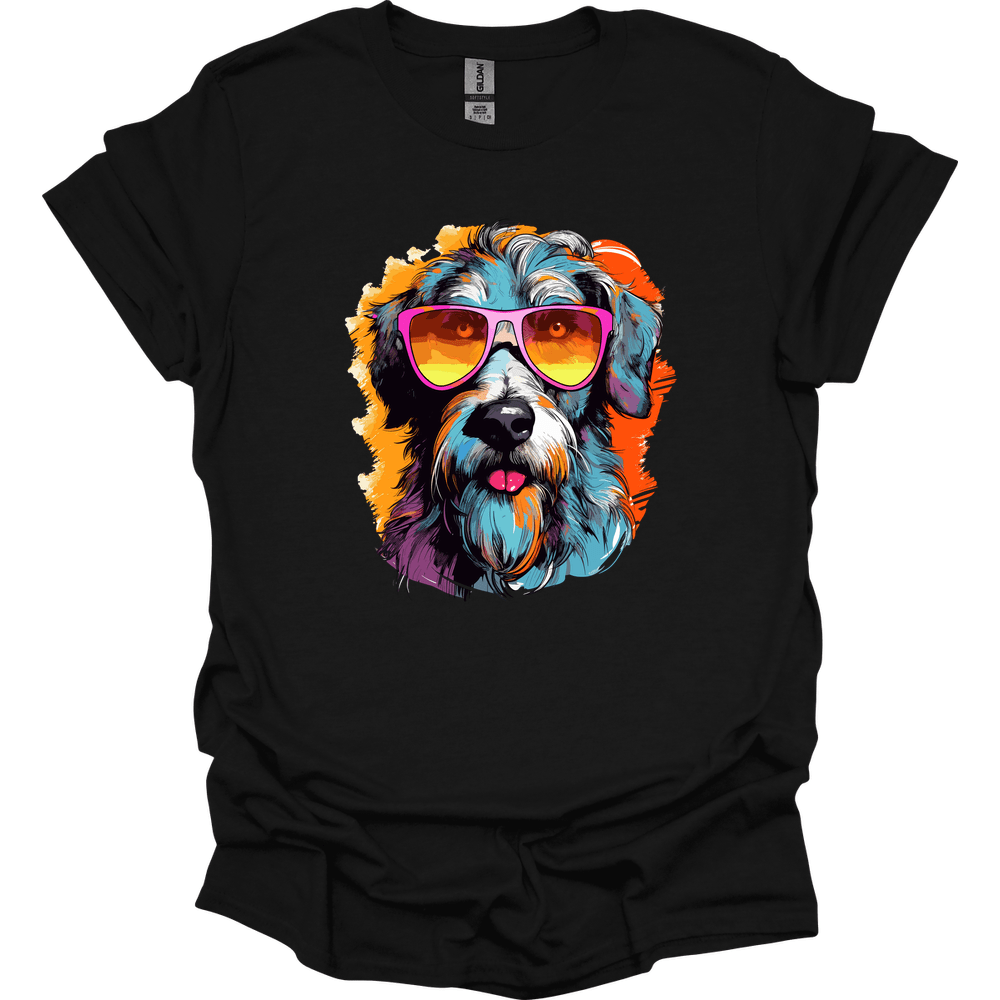 Irish Wolfhound - Top Dog T-Shirt - Black