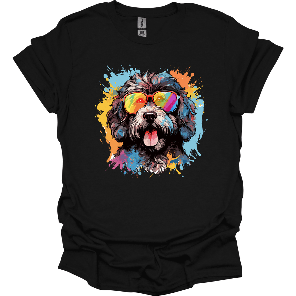 Portuguese Water Dog - Top Dog T-Shirt - Black