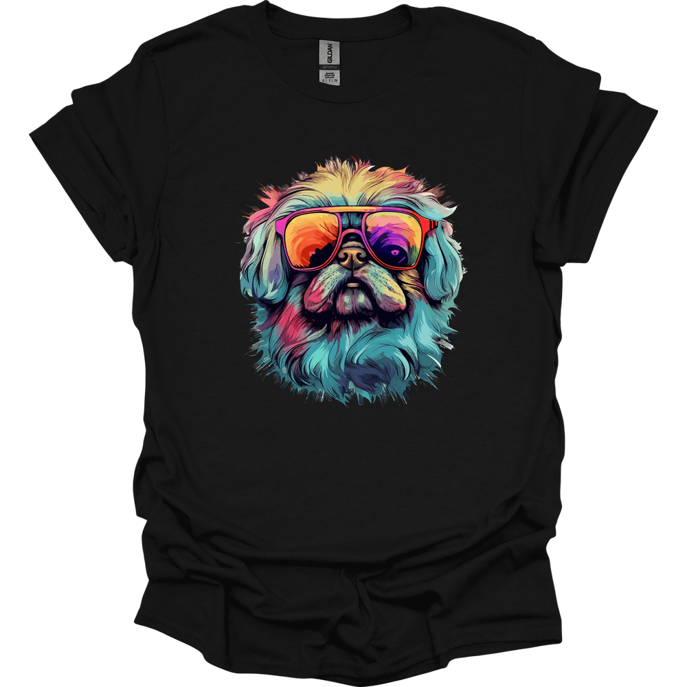 Pekingese - Top Dog T-Shirt - Black