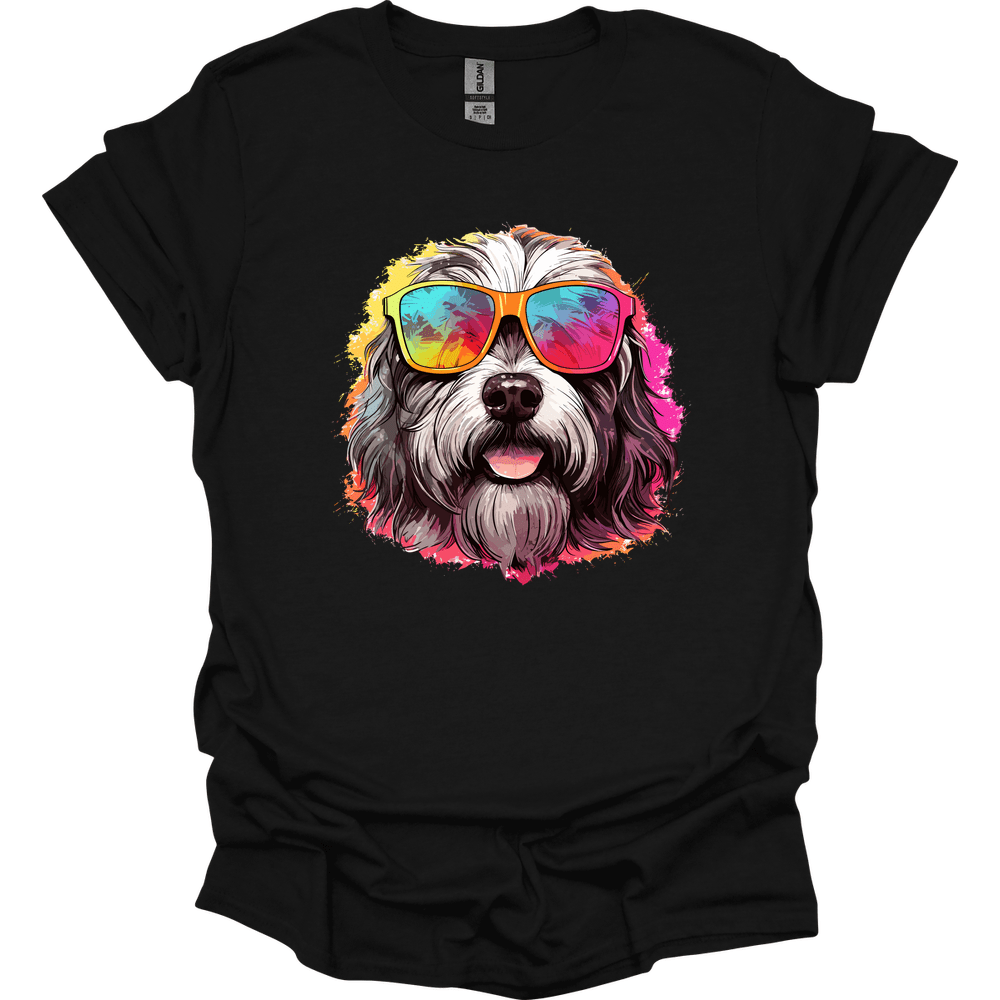 Polish Lowland Sheepdog - Top Dog T-Shirt - Black
