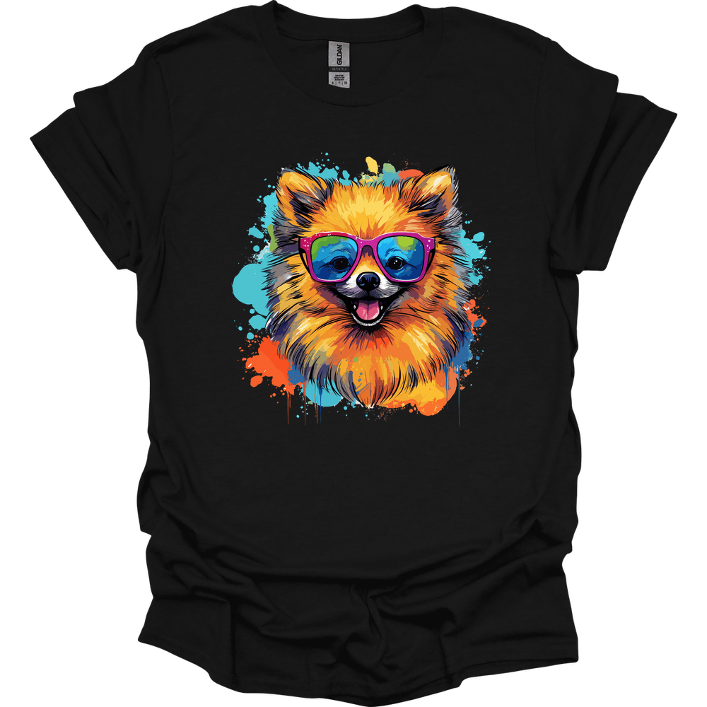 Pomeranian - Top Dog T-Shirt - Black
