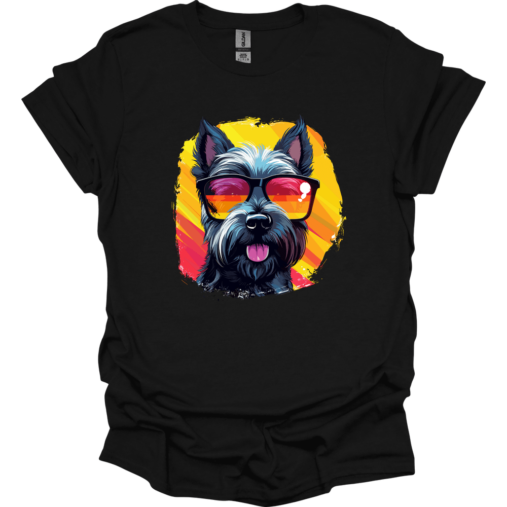 Scottish Terrier - Top Dog T-Shirt - Black