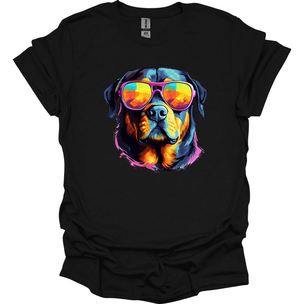 Rottweiler - Top Dog T-Shirt - Black