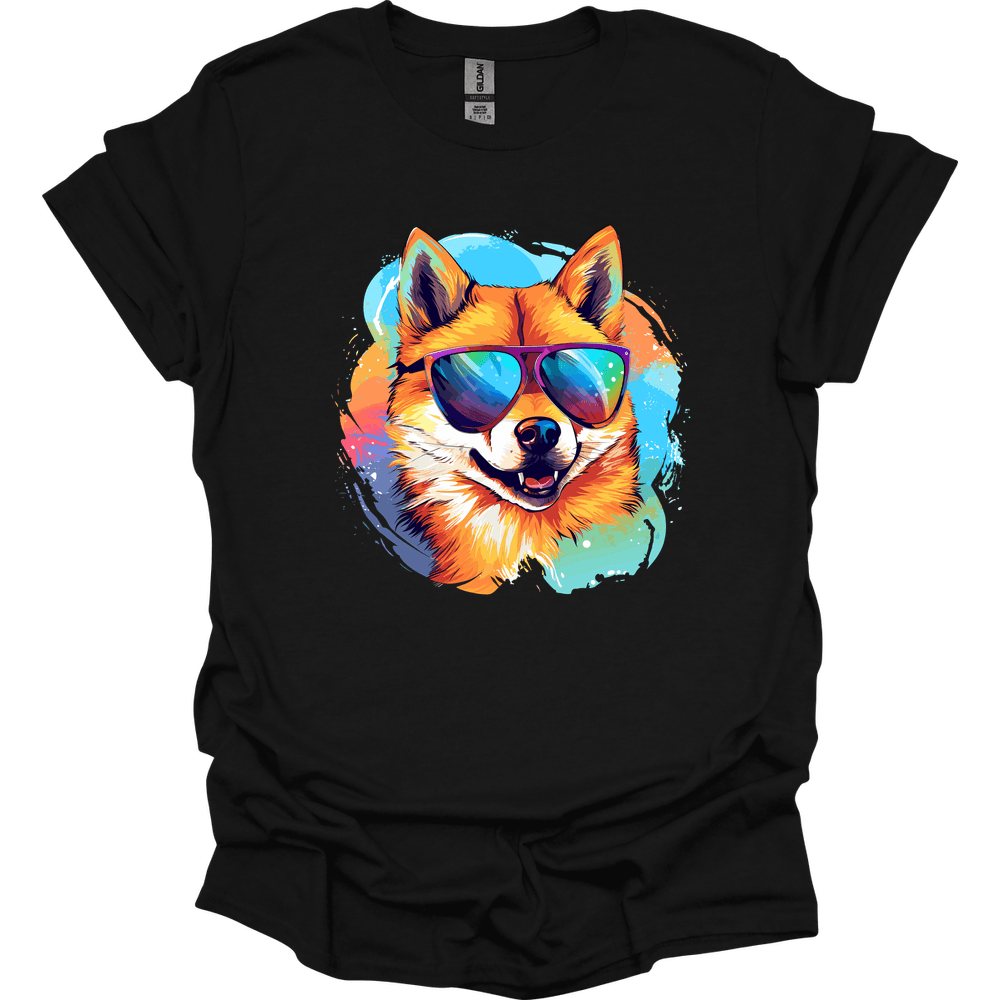 Shiba Inu - Top Dog T-Shirt - Black