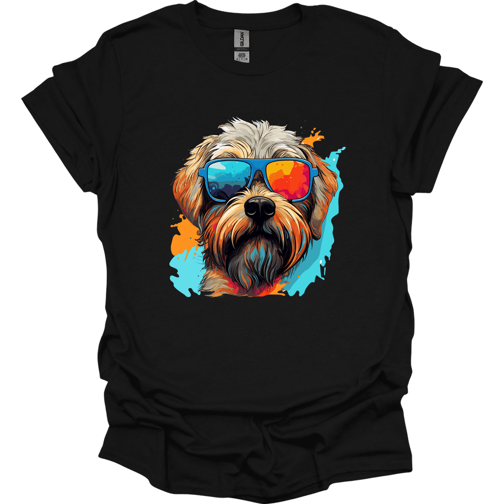 Soft Coated Wheaten Terrier - Top Dog T-Shirt - Black