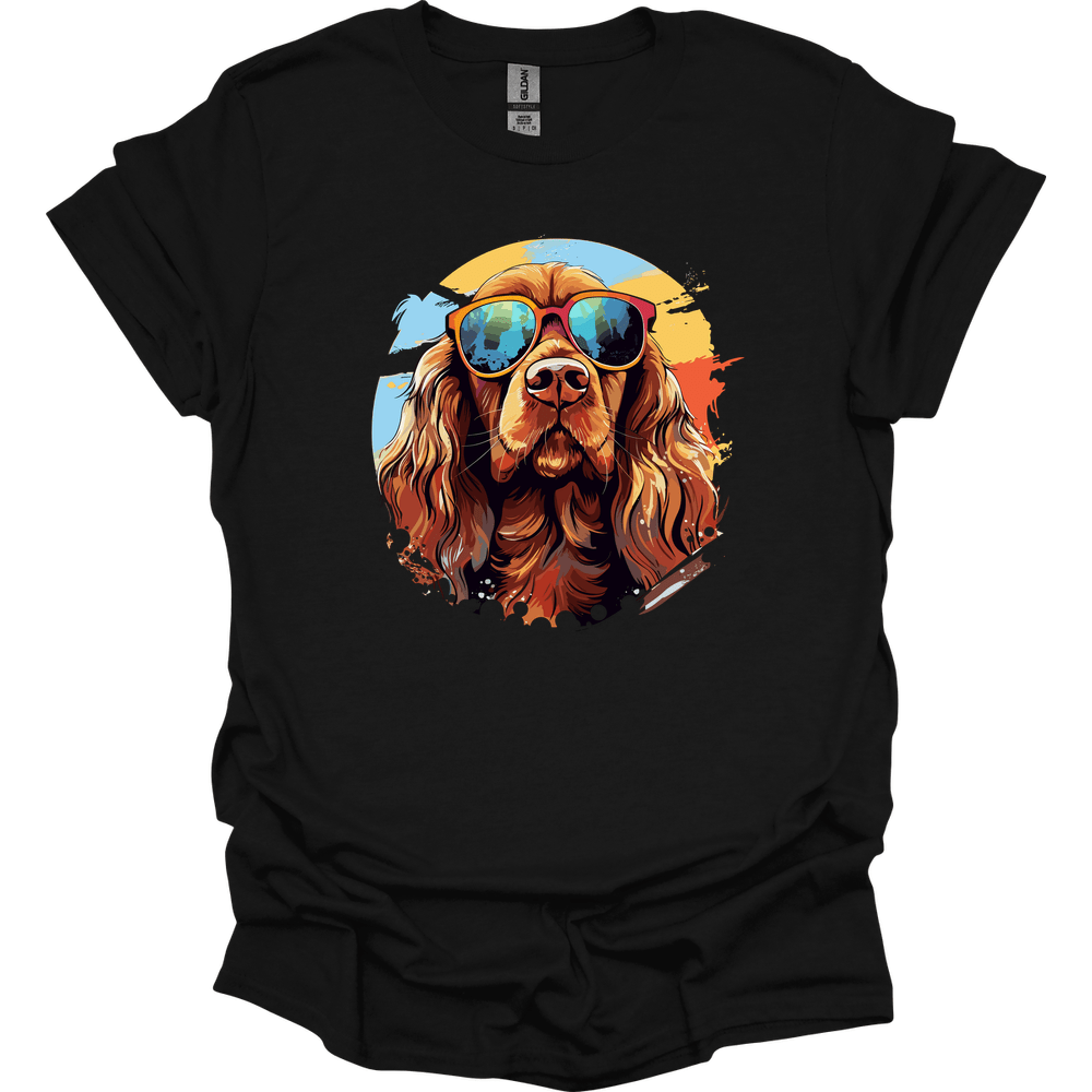 Sussex Spaniel - Top Dog T-Shirt - Black