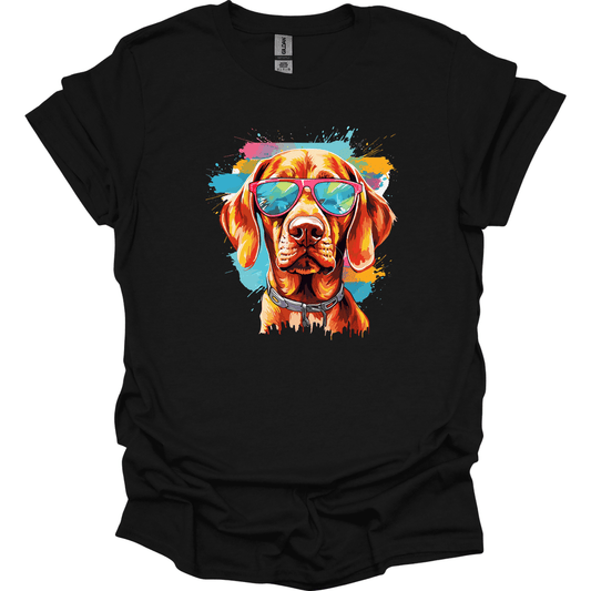 Vizsla - Top Dog T-Shirt - Black