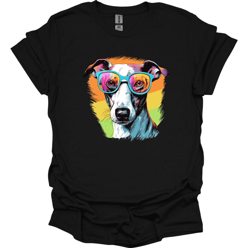 Whippet - Top Dog T-Shirt - Black