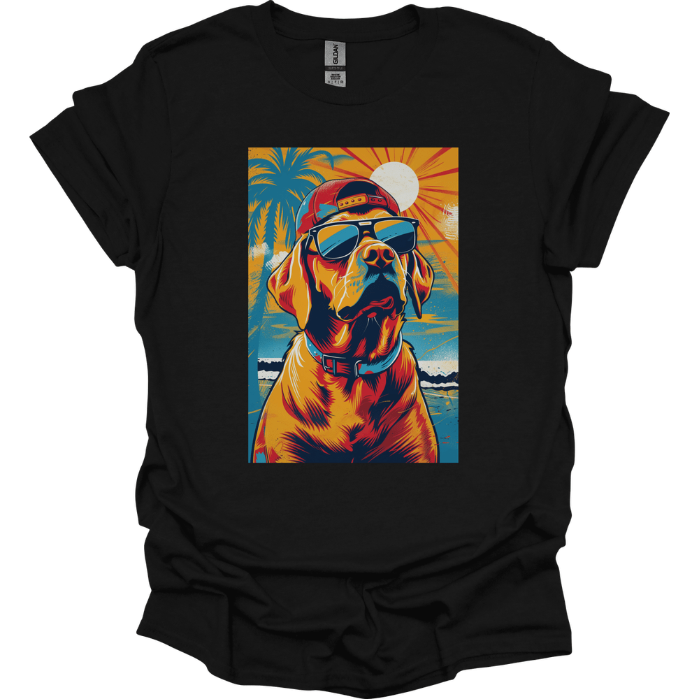 Vizsla - Summer Dog T-Shirt - Black