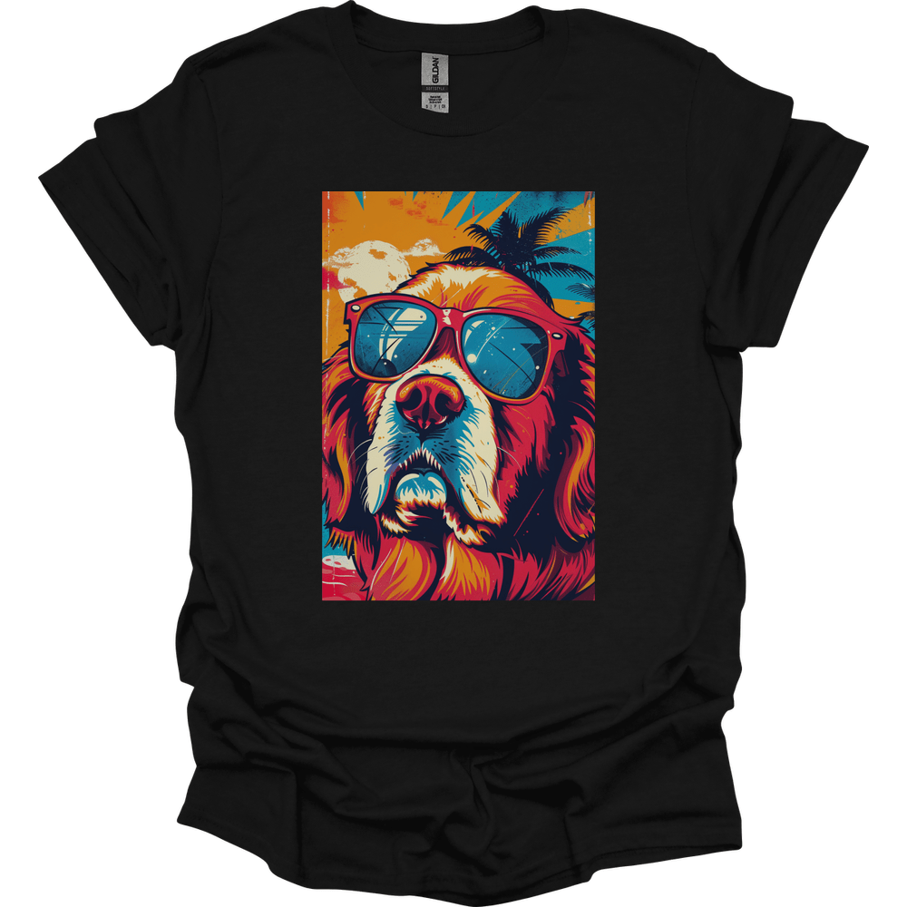 Newfoundland - Summer Dog T-Shirt - Black