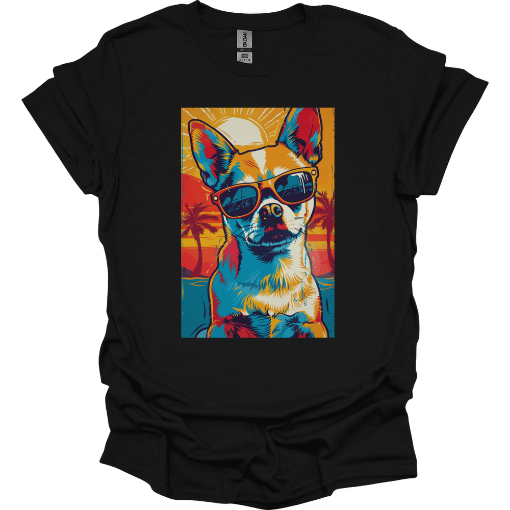 Chihuahua - Summer Dog T-Shirt - Black