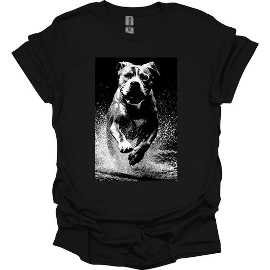 Mastiff - Puddle Dog T-Shirt - Black