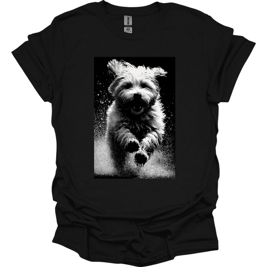 Havanese - Puddle Dog T-Shirt - Black