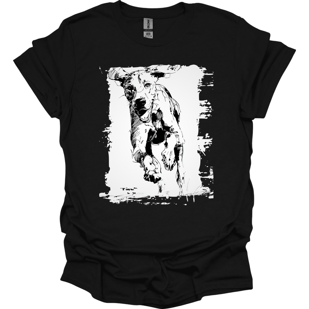 Bracco Italiano - Running Dog T-Shirt - Black
