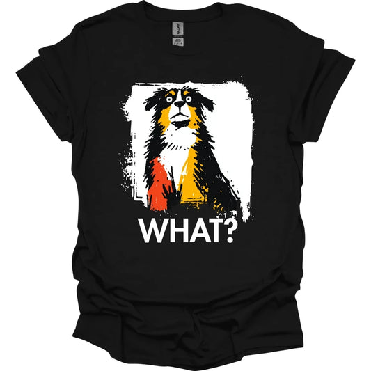Bernese Mountain Dog - What Dog T-Shirt - Black