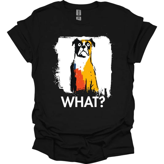 Boxer - What Dog T-Shirt - Black