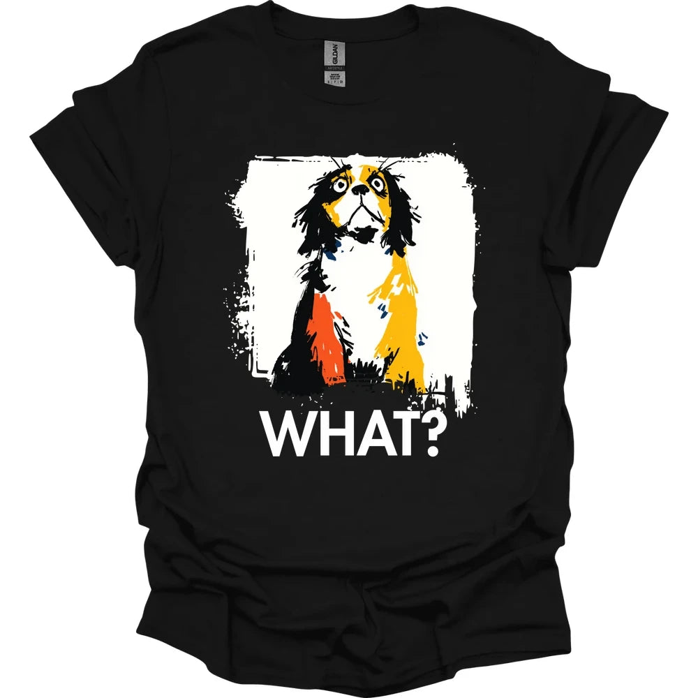 Cavalier King Charles Spaniel - What Dog T-Shirt - Black