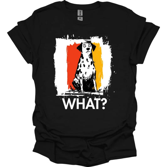 Dalmatian - What Dog T-Shirt - Black