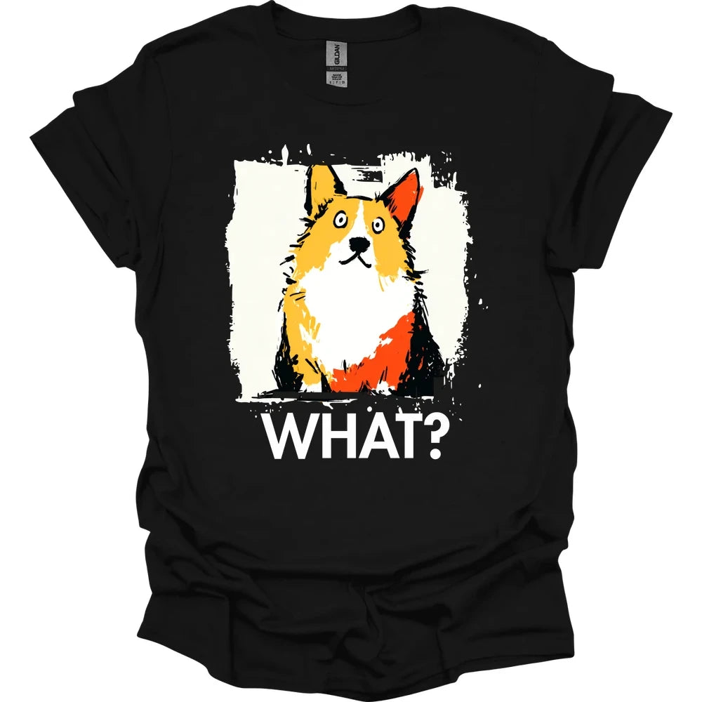 Corgi - What Dog T-Shirt - Black