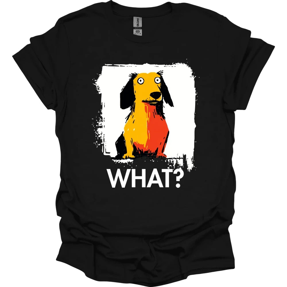 Dachshund - What Dog T-Shirt - Black
