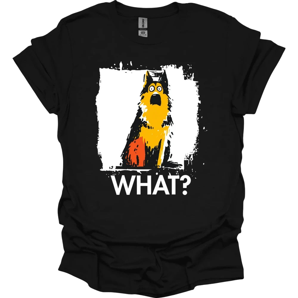 German Shepherd - What Dog T-Shirt - Black