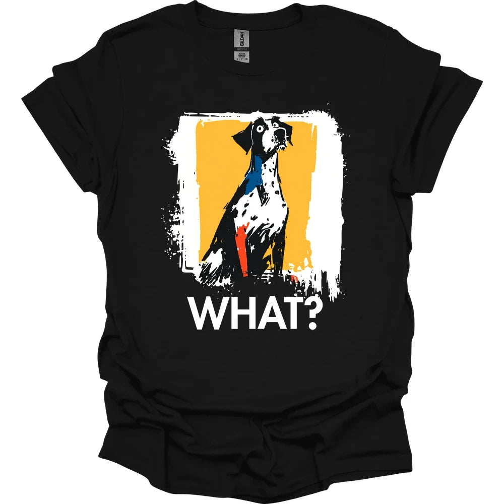 German Shorthaired Pointer - What Dog T-Shirt - Black