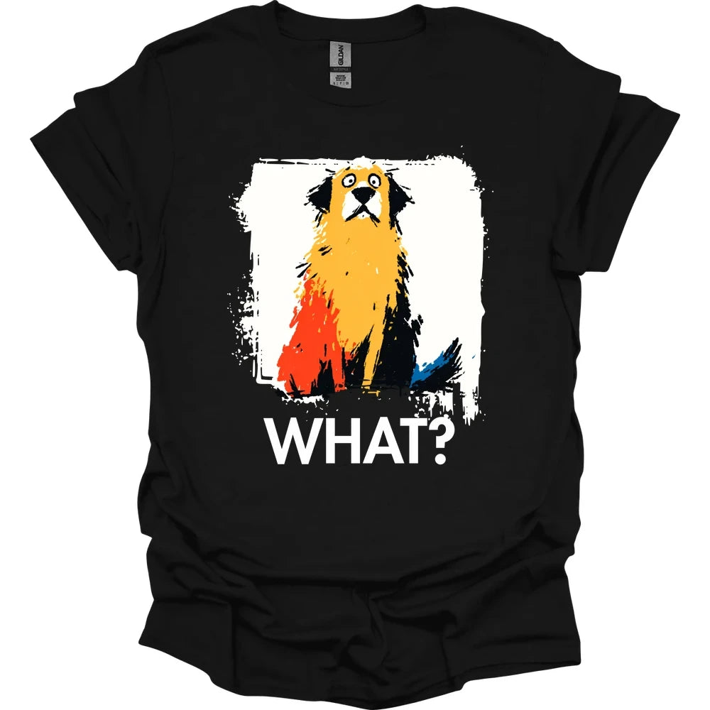 Golden Retriever - What Dog T-Shirt - Black