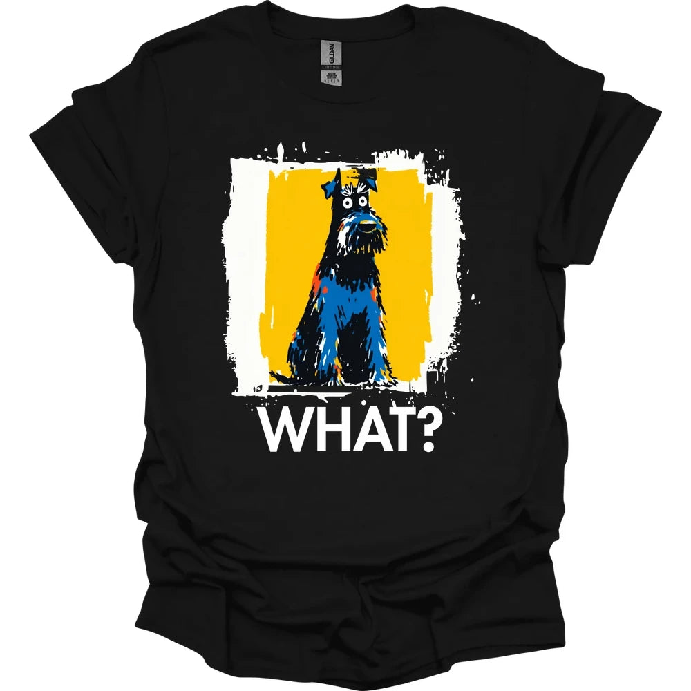 Kerry Blue Terrier - What Dog T-Shirt - Black