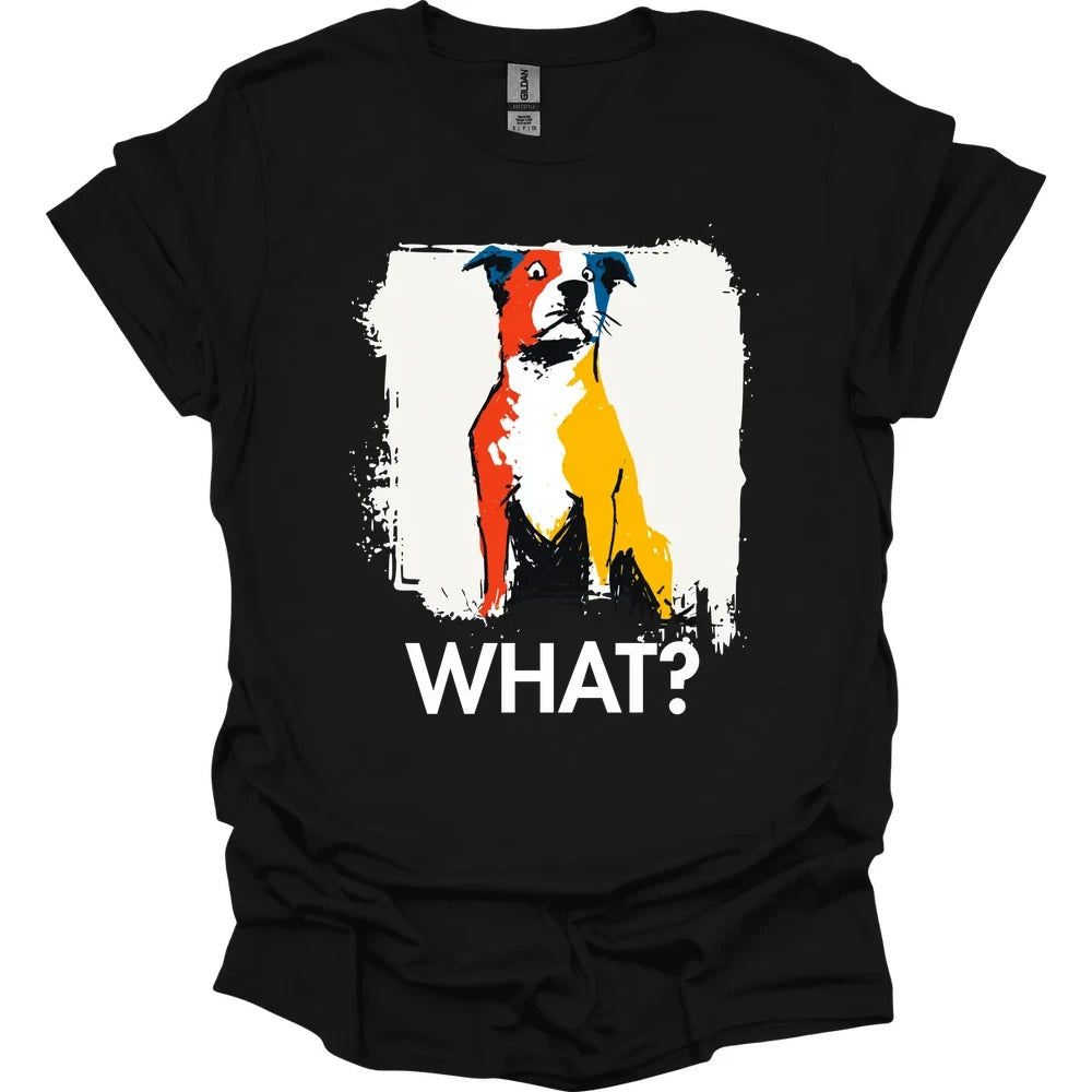 Pitbull - What Dog T-Shirt - Black