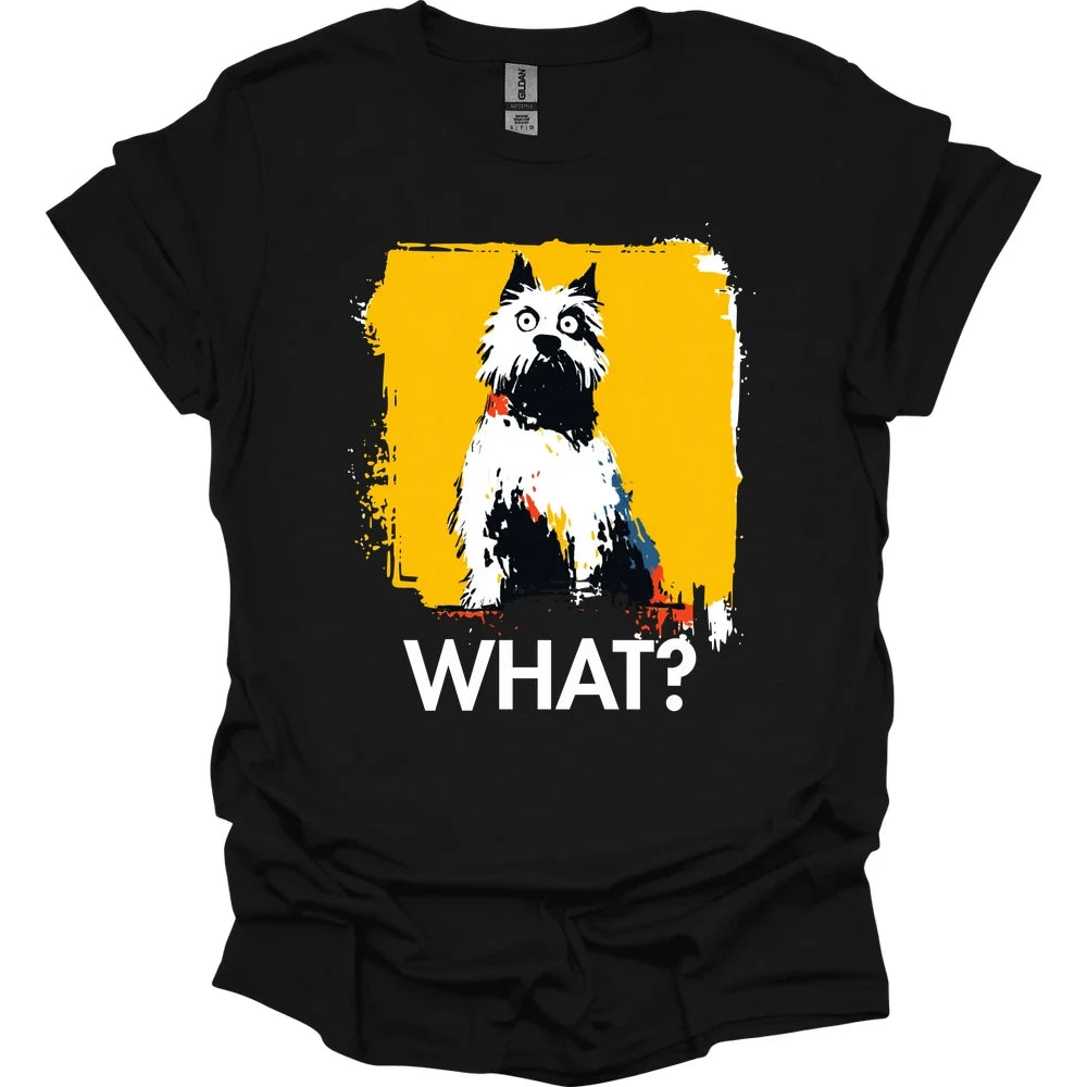 West Highland White Terrier - What Dog T-Shirt - Black