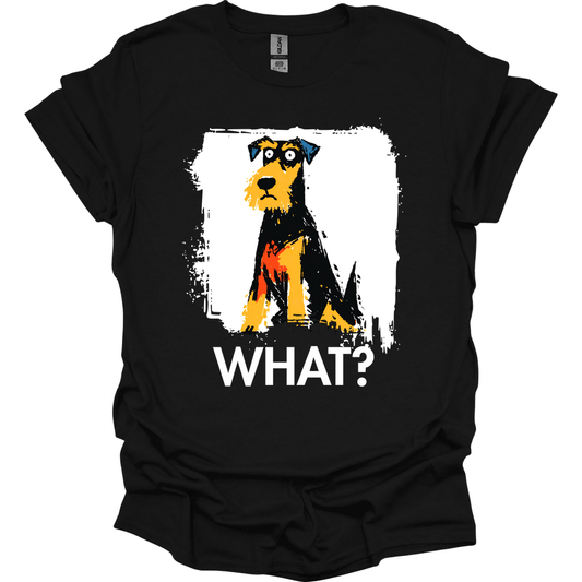 Airedale - What Dog T-Shirt - Black