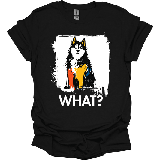 Alaskan Malamute - What Dog T-Shirt - Black