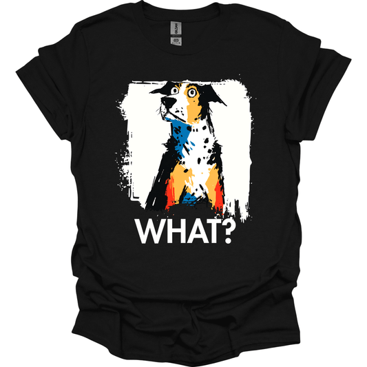 Catahoula Leopard Dog - What Dog T-Shirt - Black