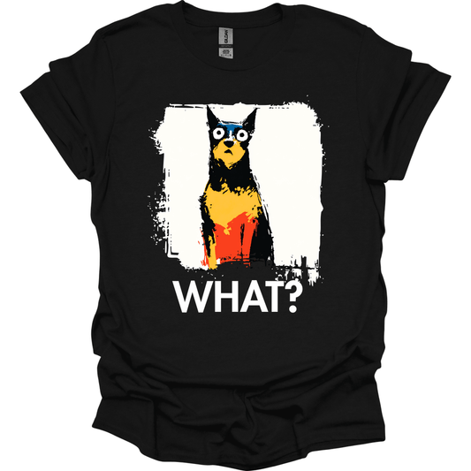 Miniature Pinscher - What Dog T-Shirt - Black