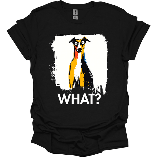Whippet - What Dog T-Shirt - Black