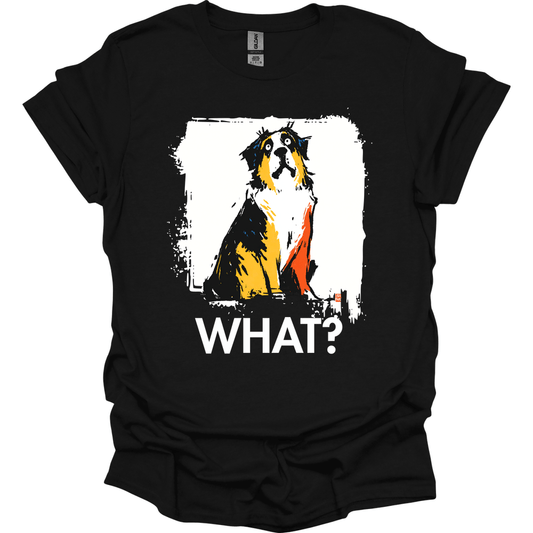 Saint Bernard - What Dog T-Shirt - Black