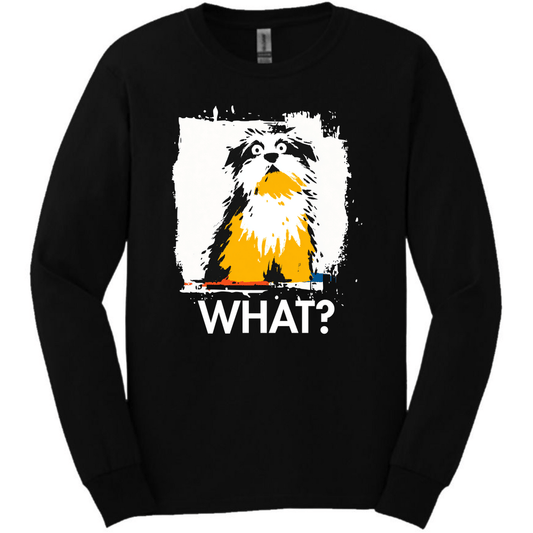 Havanese - What Dog Long Sleeve Tee - Black